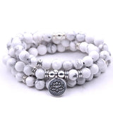 Silver Plated Malachite Stone Bracelet with Golden Sand Stone