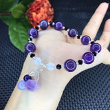 Geometric Amethysts Bracelet for Women