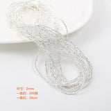 Silver Plated Stone Beaded DIY Bracelet Necklace Material