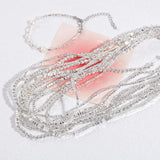Silver Plated Stone Beaded DIY Bracelet Necklace Material