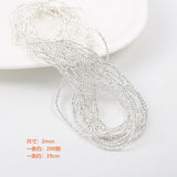 Silver Plated Stone Beaded DIY Bracelet Necklace Material
