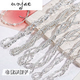 Silver Plated Stone Beaded DIY Bracelet Necklace Material