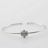 Snowflake Anti-allergic Bracelet Silver Plated SB35