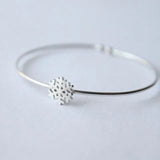 Snowflake Anti-allergic Bracelet Silver Plated SB35