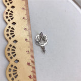 Silver Plated Pendant Mountings Base Findings for Pearls Jade Beads Stones
