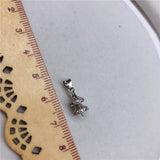 Silver Plated Pendant Mountings Base for Pearls Jade Beads