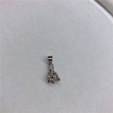 Silver Plated Pendant Mountings Base for Pearls Beads Stones, 10pcs/lot