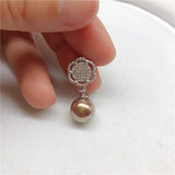 Silver Plated Pendant Mountings Base Findings for Pearls Jade Beads Stones