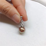 Silver Plated Pendant Mountings Base for Pearls Beads Stones, 10pcs/lot