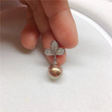 Silver Plated Pendant Mountings Base for Pearls Jade Beads, 10pcs/lot
