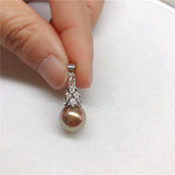 Silver Plated Pendant Mountings Base for Pearls Beads Stones, 10pcs/lot
