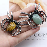 Spider Shape Amethysts Stone Pendant Rose Pink Quartz