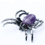 Spider Shape Amethysts Stone Pendant Rose Pink Quartz