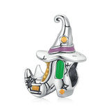 Silver Plating Pendant Halloween Witch DIY Woman Jewelry