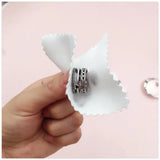 Silver Polish Cloth Anti Tarnish Wipe Sterling Silver Jewelry Polishing Clean