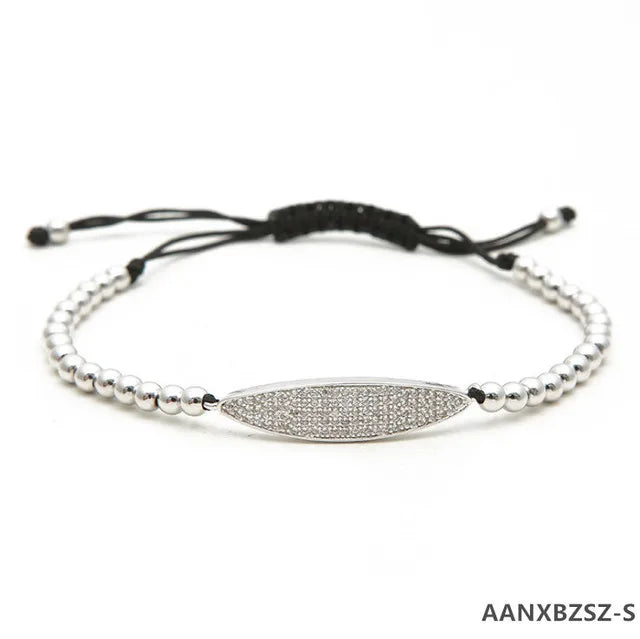 Silver Red Rope Bangle Bracelet Chain Women's Gift