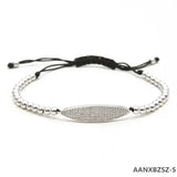 Silver Red Rope Bangle Bracelet Chain Women's Gift
