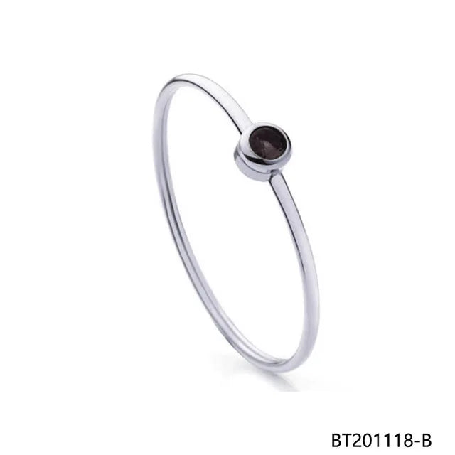 Silver Red Rope Bangle Bracelet Gift