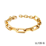 Silver Red Rope Bangle Bracelet Chain LL135