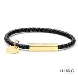 Stylish Silver Red Rope Bangle Bracelet
