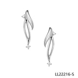 Silver Coated Rope Bangle Bracelet