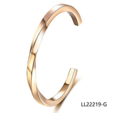 Silver Red Rope Bangle Bracelet Women Jewelry Gift Chain LL22219