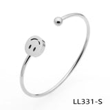 Silver Red Rope Bangle Bracelet Chain Jewelry