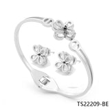 Silver Red Rope Bangle Bracelet Women Jewelry Chain TS22209