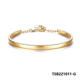 Silver Red Rope Bangle Bracelet Women Jewelry TSB221011