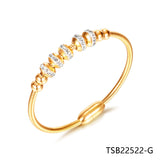 Silver Red Rope Bangle Bracelet Women Gift TSB22522