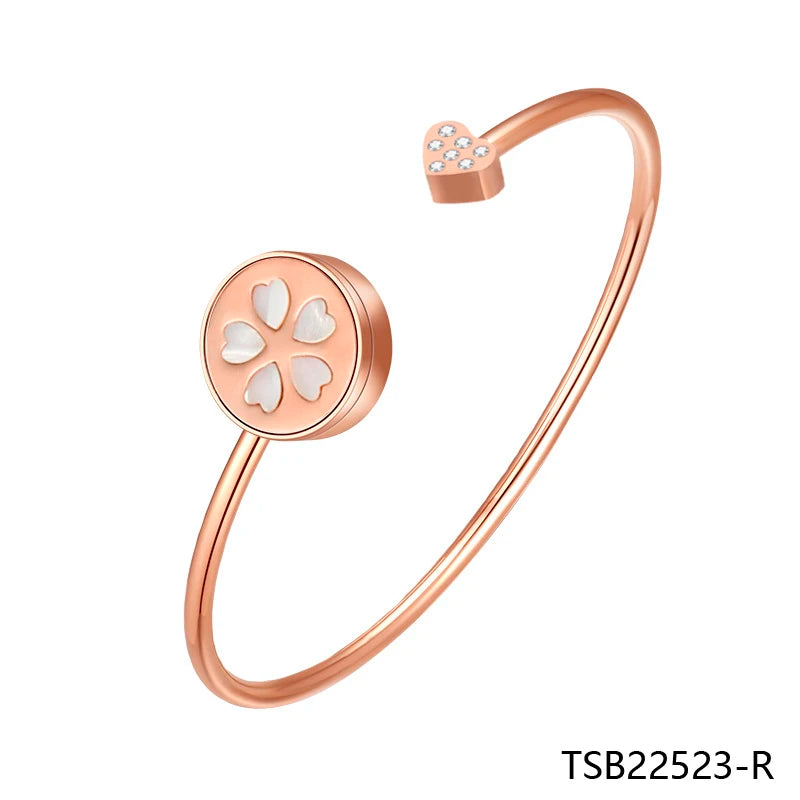 Silver Red Rope Bangle Bracelet Women Jewelry Gift TSB22523