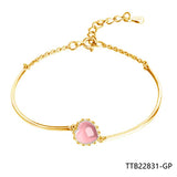 Silver Red Rope Bangle Bracelet Chain Women Jewelry Gift