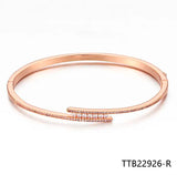 Silver Red Rope Bangle Bracelet Women Jewelry Gift Chain TTB22926