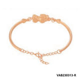Silver Red Rope Bangle Bracelet Women Jewelry Gift Chain VAB230313