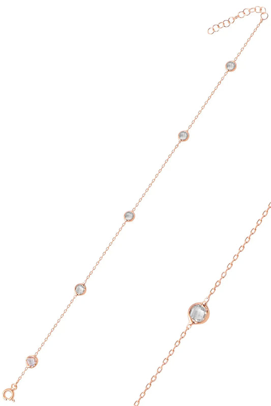 Silver Row Stone Bracelet SGTL9824