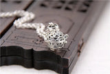 S925 Sterling Silver Hollow Pendant Thai Silver Can Open Jar Box Pendant