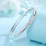 Diamond Clover Bracelet S999 Jewelry Fashionable Push-pull Lucky Rose