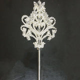 Silver Scepter Wand Crystal Cetros And Tiara Women's Ornaments