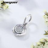 925 Silver Signature Dangle Charm for Bracelet Necklace DIY Mom