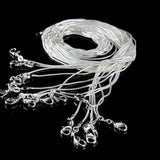 Silver Snake Bone Chain Choker Necklace for Her Women and Girls Punk Jewelry
