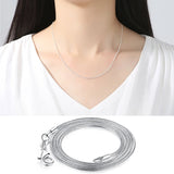 Silver Snake Bone Chain Choker Necklace for Women Punk Jewelry