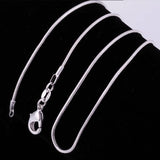 Silver Snake Bone Chain Choker Necklace for Women Punk Jewelry