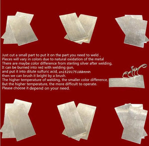 Silver Soldering Sheet Plate Jewelry Welding Plate Metal Tool