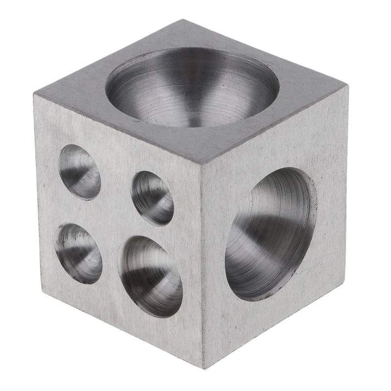 Steel Dapping Block & Punches Set for Jewelry Doming Tool