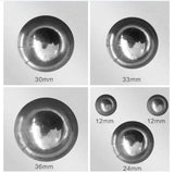 Square Dapping Block & 50mm Punches for Jewelry Making