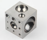 Square Dapping Block & 50mm Punches for Jewelry Making