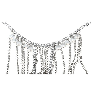 Silver Summer Style Jewelry Metal Multilayer Tassel Body Chain