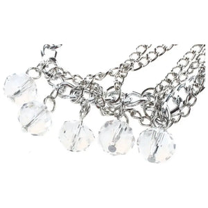 Silver Tassel Body Chain Multilayer Necklace for Women
