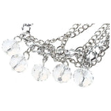 Silver Tassel Body Chain Multilayer Necklace for Women