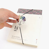 Heart Shaped Chakra Elastic Bookmark Gift Colorful Reiki Healing Stone